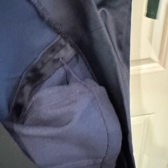 BNWT Lauren Ralph Lauren Satin Surplice Deep Sapphire Dress size 8 $194 - Picture 9 of 10